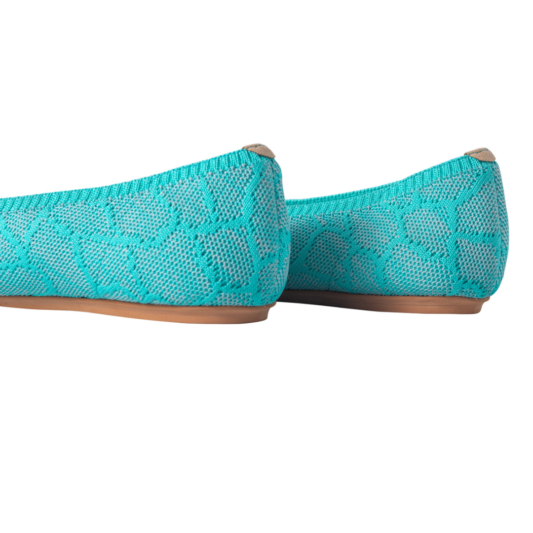 Mavis II Water-Repellent Flats Green