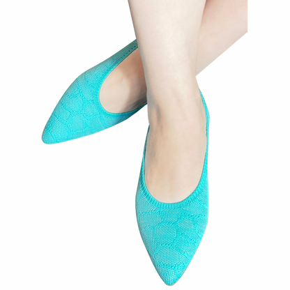 Mavis II Water-Repellent Flats Green