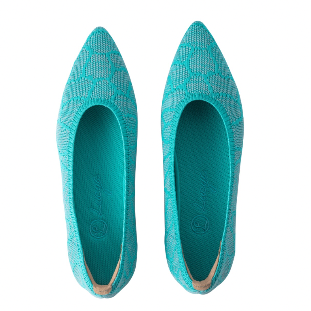 Mavis II Water-Repellent Flats Green