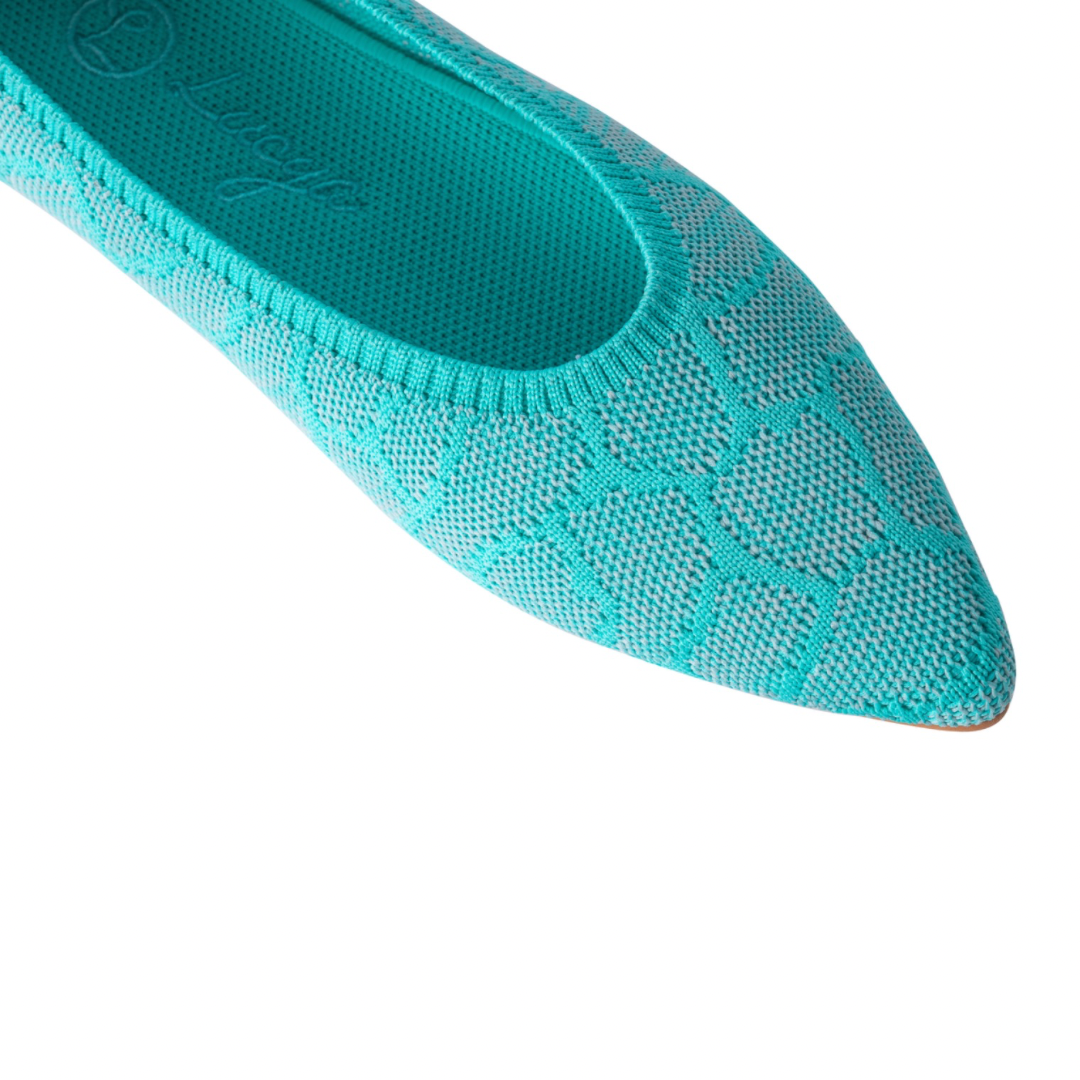 Mavis II Water-Repellent Flats Green