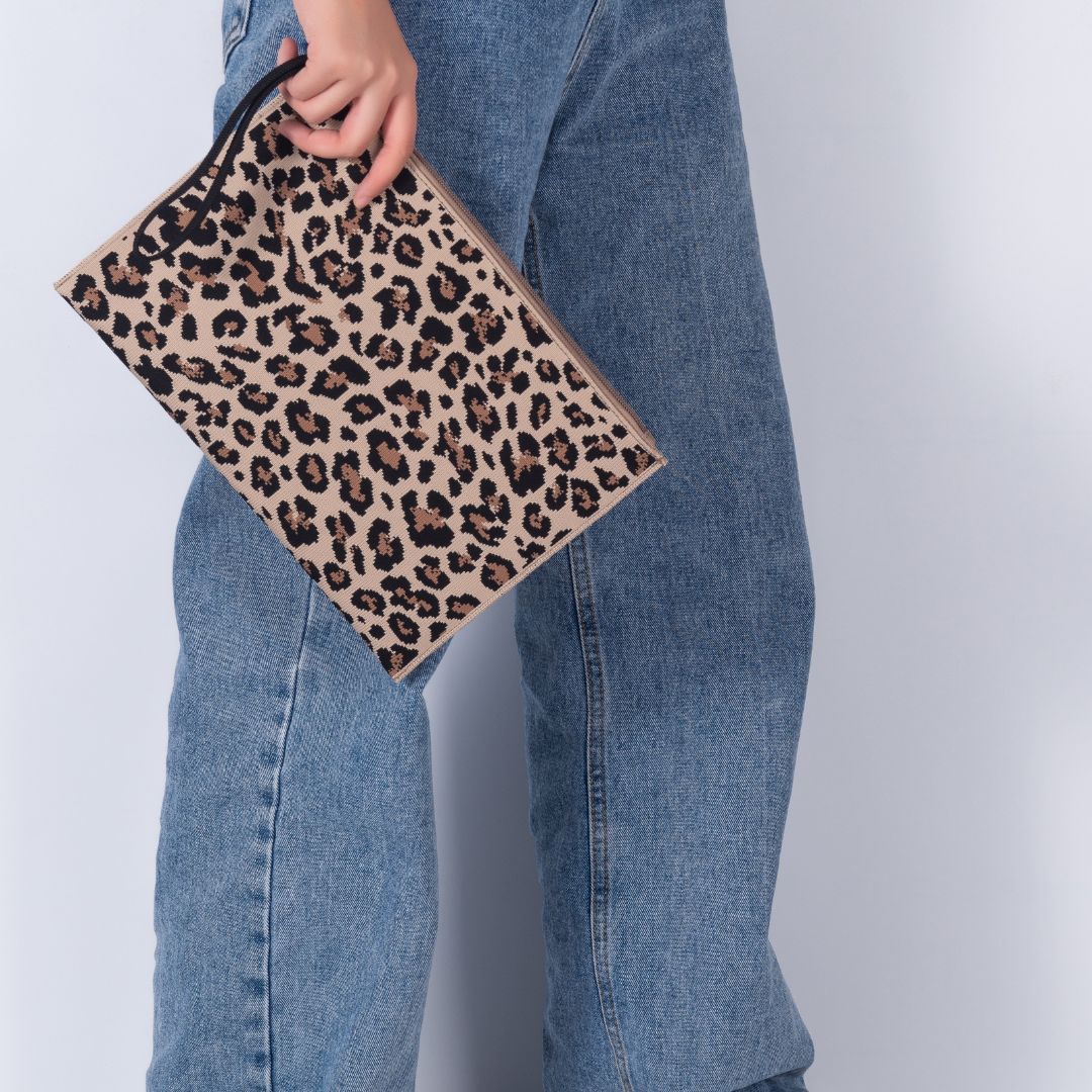 Clutch Wristlet Leopard Print