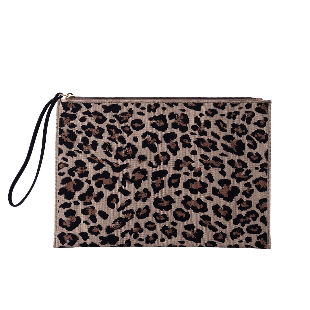 Clutch Wristlet Leopard Print