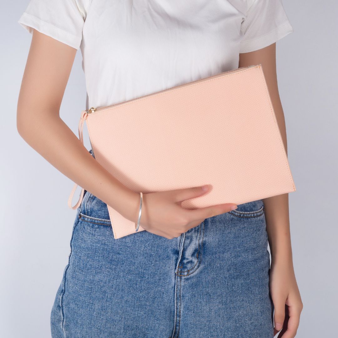 Clutch Wristlet Dusty Pink